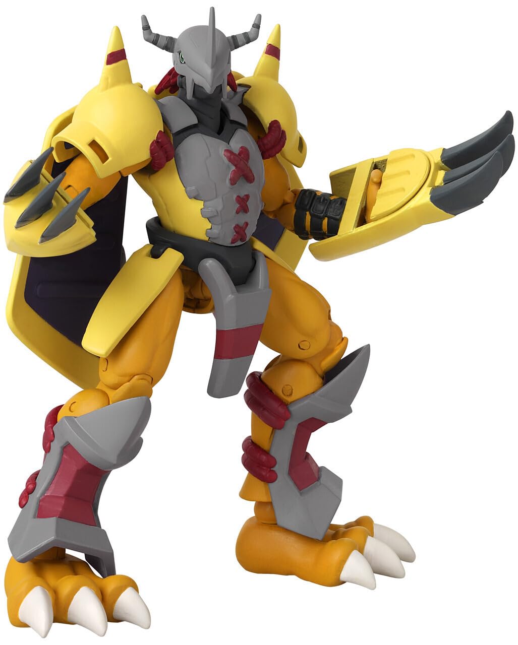 BANDAI Anime Heroes Digimon WarGreymon Action Figure | 6.5'' Tall WarGreymon Articulated Anime Figure with Extra Set of Hands and Accessories | Collectable Anime Merch Digimon Figure Wargreymon