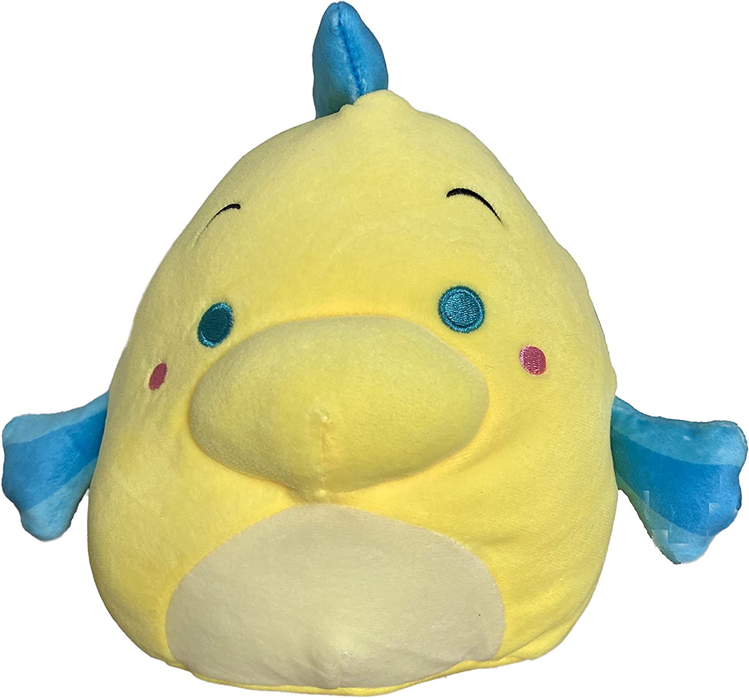 Squishmallow Official Kellytoy Disney Characters Squishy Soft Stuffed Plush Toy Animal (Flounder, 5 Inch)