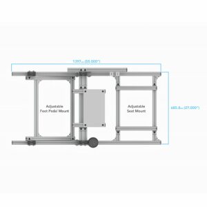 80/20 Racing Simulator Cockpit Rig Aluminum Extrusion Frame