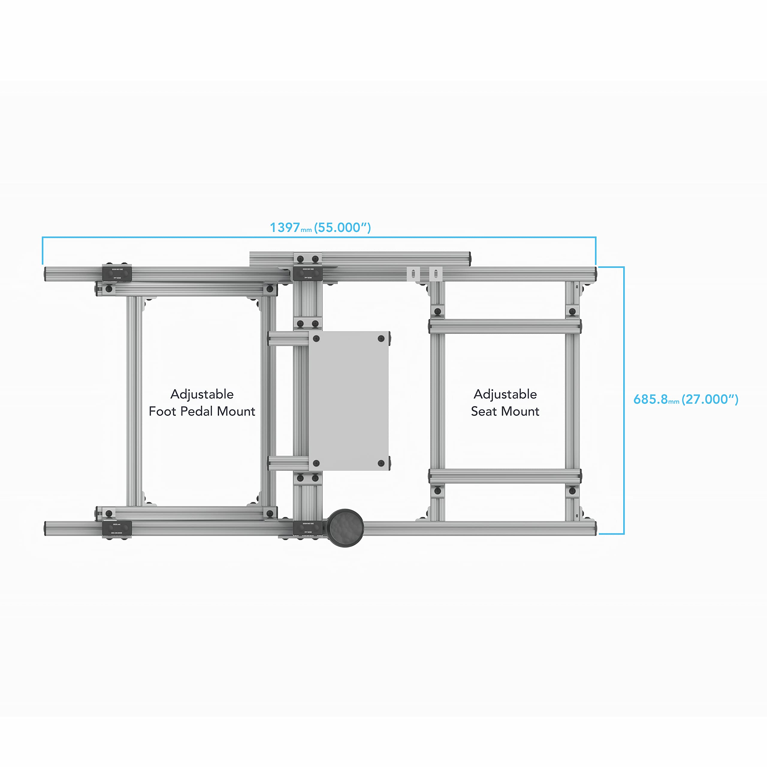 80/20 Racing Simulator Cockpit Rig Aluminum Extrusion Frame