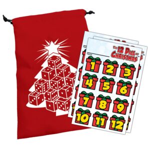 Steve Jackson Games The 12 Dice of Christmas, Dice Game, Family, Holiday, for 2 to 5 Players, Ages 10