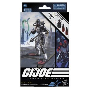 G.I. Joe Classified Series Edward “Torpedo” Leialoha,Collectible Action Figures,73,6 inch Action Figures for Boys & Girls, with 6 Accessories