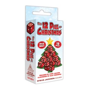 Steve Jackson Games The 12 Dice of Christmas, Dice Game, Family, Holiday, for 2 to 5 Players, Ages 10