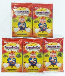 5 packs topps 2021 gpk garbage pail kids chrome series 4