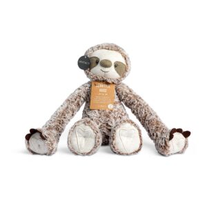 DEMDACO Heartful Hugs Sloth Brown and Tan 17.5 Inch Weighted Plush Stuffed Animal