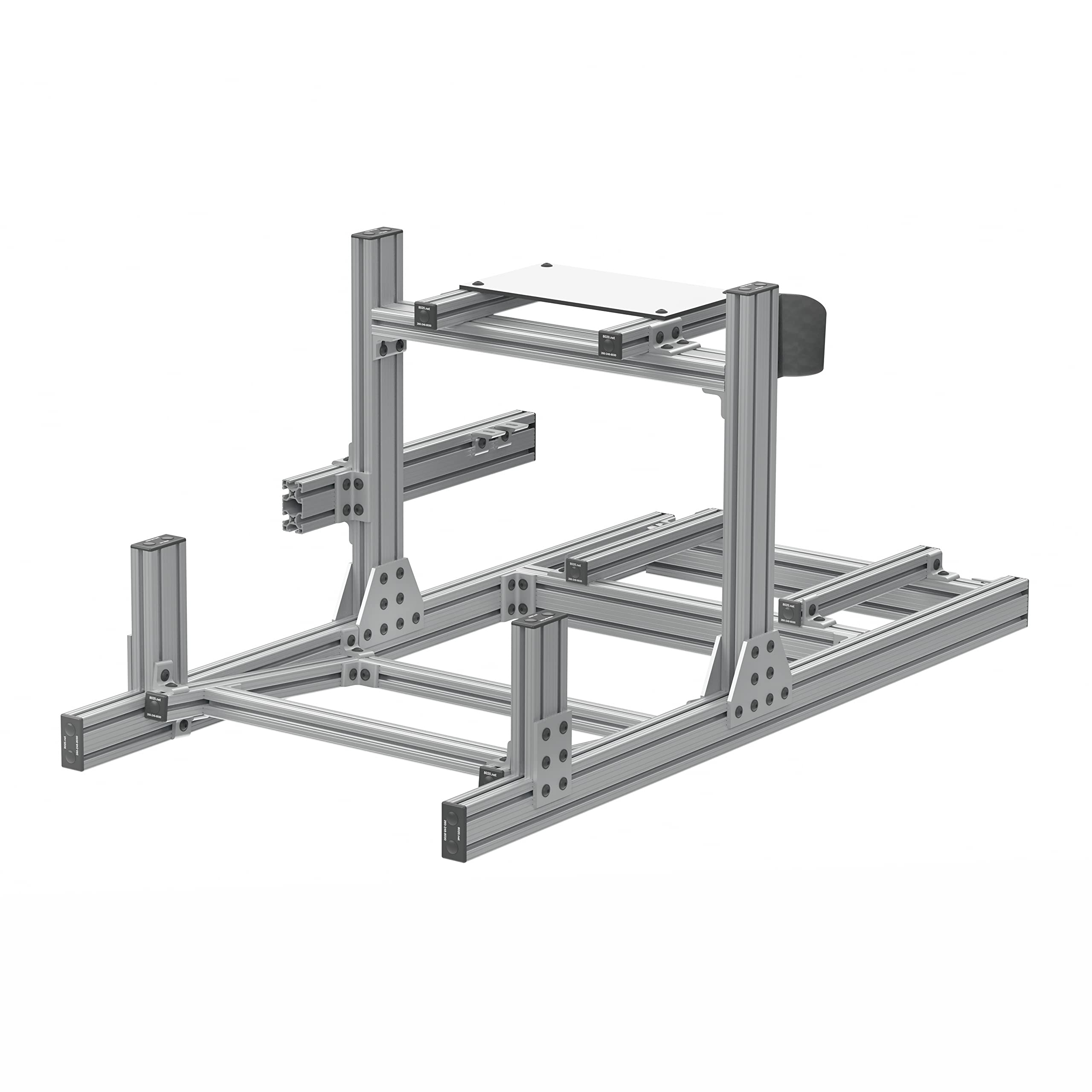 80/20 Racing Simulator Cockpit Rig Aluminum Extrusion Frame