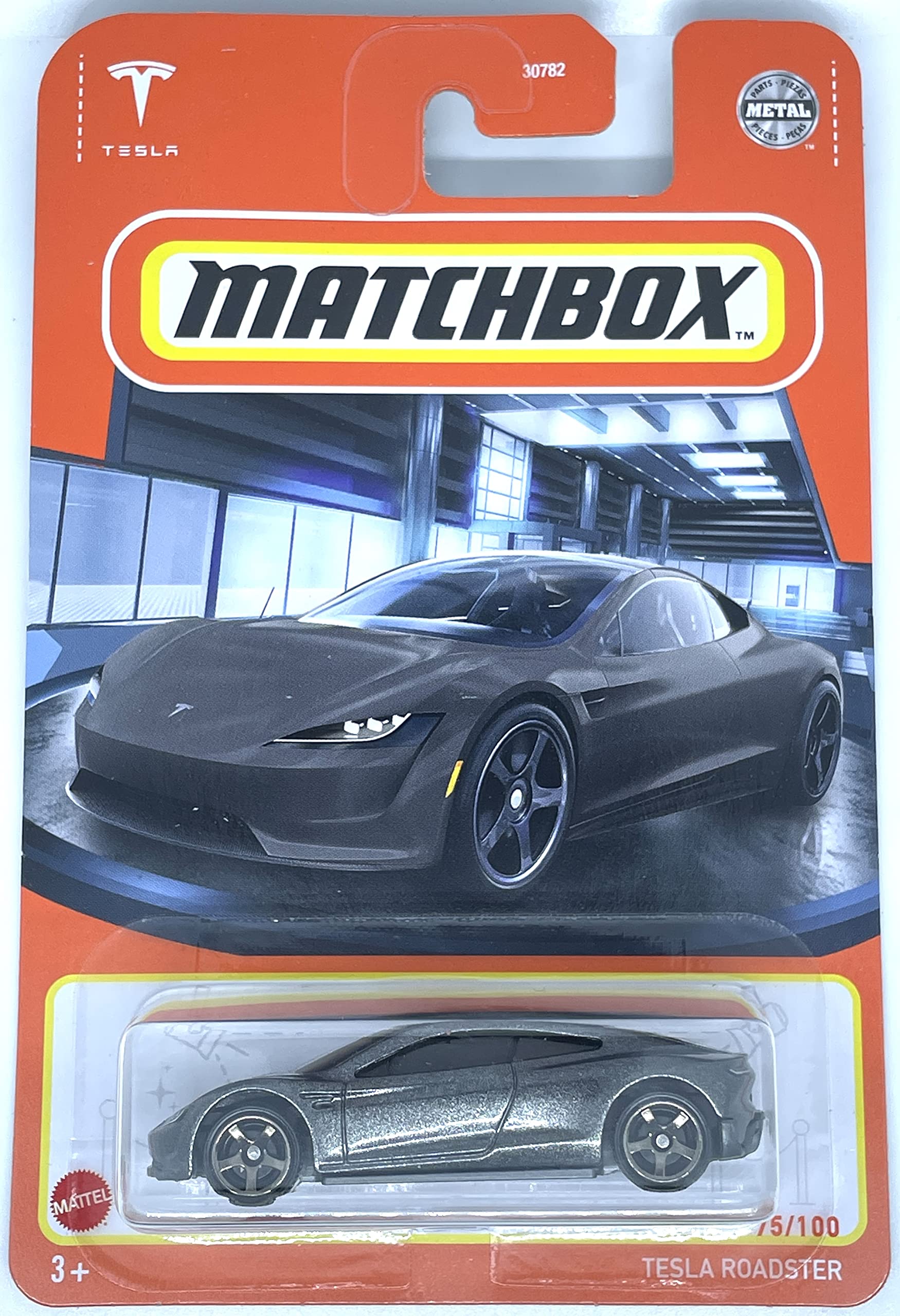 Matchbox 2022 - Tesla Roadster [Silver] 75/100