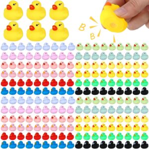 600 pieces mini rubber duck in bulk bath toys set bulk mini colorful ducks baby shower toy birthday party decorations favors gift classroom summer beach pool activity carnival game