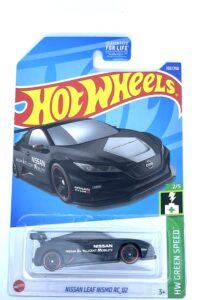 hot wheels 2022 - nissan leaf rc-02 - hw green speed 2/5 [black] 100/250