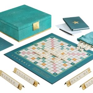 WS Game Company Scrabble Del Mar Shagreen Edition