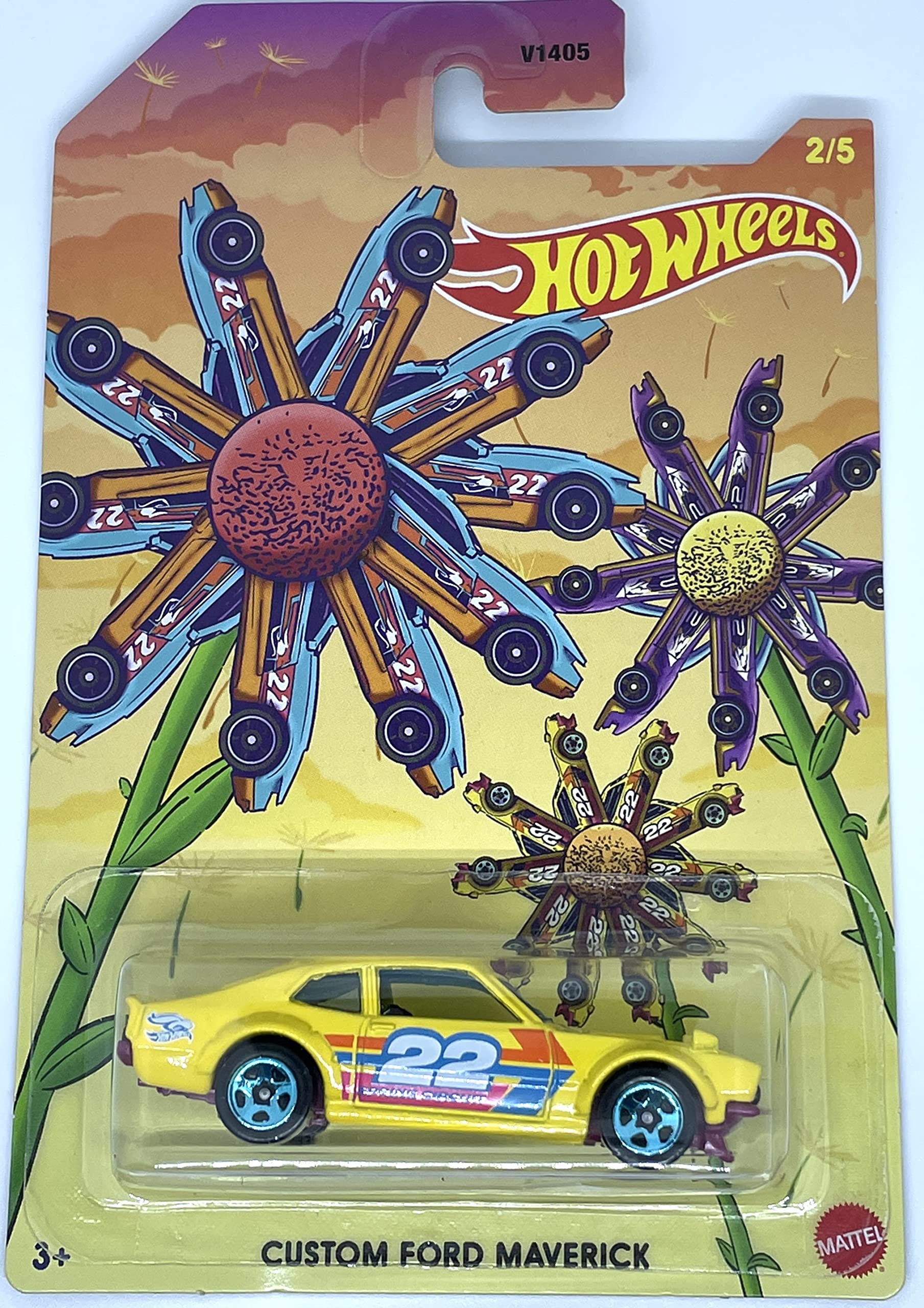 Hot Wheels 2022 - Custom Ford Maverick - Spring Set 2022 [Yellow] 2/5