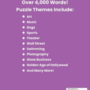 Word Search Puzzle Book Large Print, 4000+ Words, 200 Themed Puzzles: Large Print Word Find Book for Adults, Big Word Search Book, 200 Puzzles Word Search Book