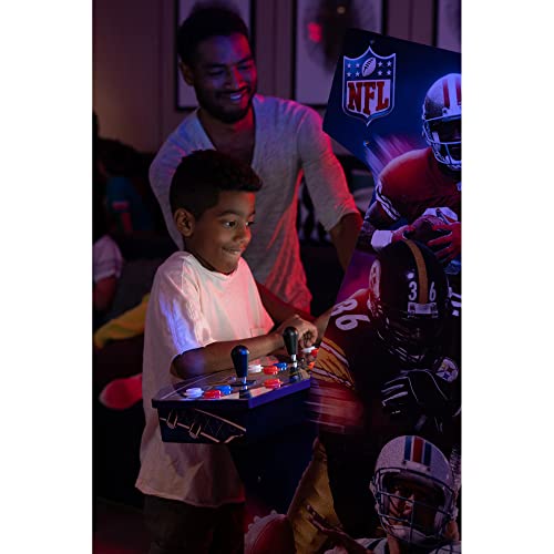 Arcade1Up NFL Blitz Legends Arcade Machine - 4 Player, 5-foot tall full-size stand-up game for home with WiFi for online multiplayer, leaderboards, and a light-up marquee