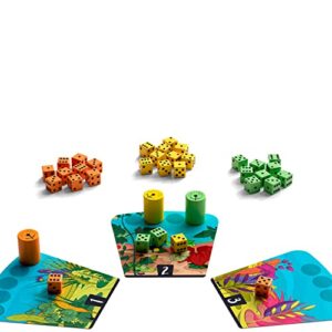 Dandelions - Board Game - Roll-and-Move - Area Majority - 2-3 Players - 15 Minutes Play Time