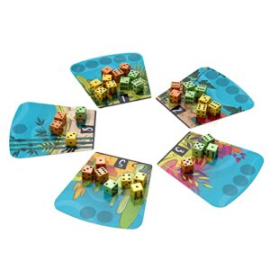 Dandelions - Board Game - Roll-and-Move - Area Majority - 2-3 Players - 15 Minutes Play Time