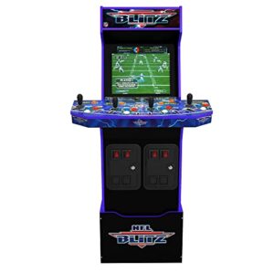 Arcade1Up NFL Blitz Legends Arcade Machine - 4 Player, 5-foot tall full-size stand-up game for home with WiFi for online multiplayer, leaderboards, and a light-up marquee