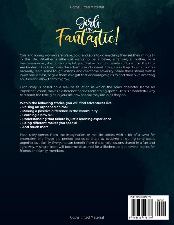 GIRLS ARE FANTASTIC!: A Collection of Short Stories for Girls about Strength, Love and Self-Awareness - Present for Girls