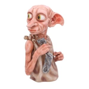 Nemesis Now Officially Licensed Harry Potter Dobby Bust, 30cm, Pink