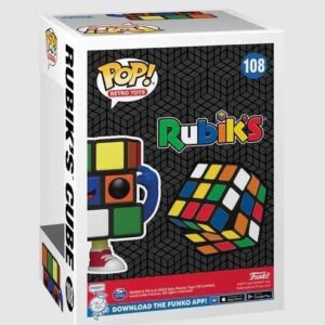 Funko Pop! Retro Toys: 2022 Rubik's Cube Convention Exclusive Puzzle Cube Vinyl Multicolor Figure #108