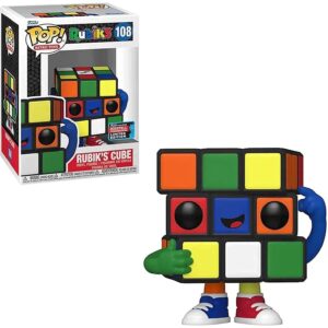 Funko Pop! Retro Toys: 2022 Rubik's Cube Convention Exclusive Puzzle Cube Vinyl Multicolor Figure #108