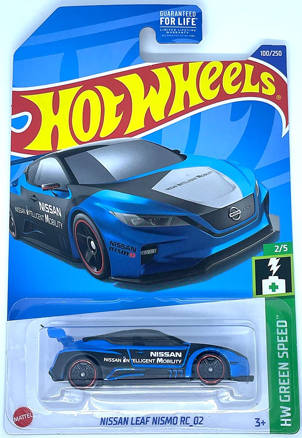 Hot Wheels 2022 -Nissan Leaf RC_02- HW Green Speed 2/5 [Blue] 100/250