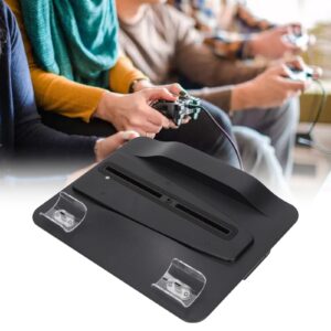 PS5 Cooling Stand, with 3 Silent Cooling Fan, 4 Different Speeds, 2 USB Hub, Built in Multiple Protection Chips, Dual Controllers Charger, PS5 Stand Horizontal