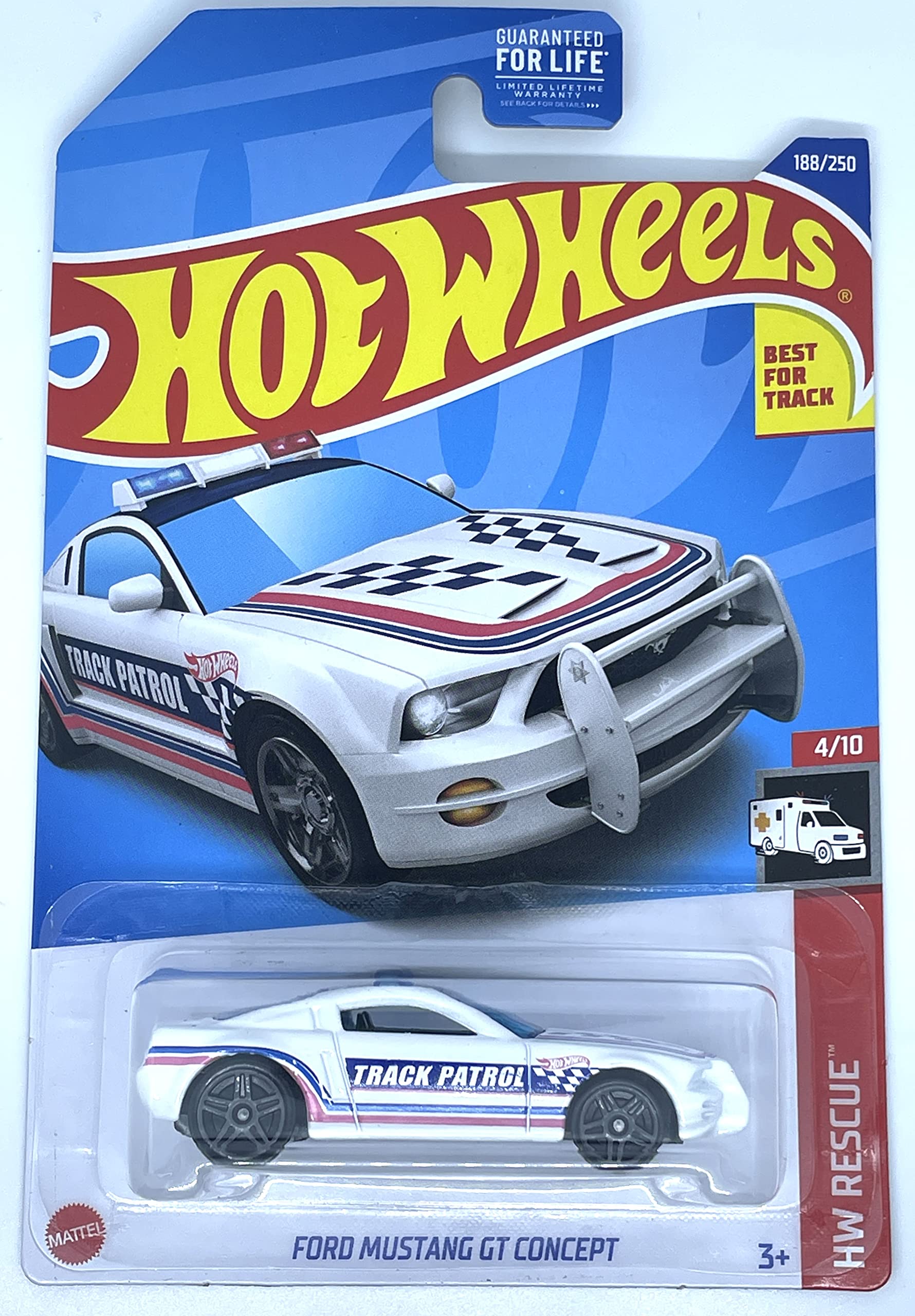 Hot Wheels 2022 -Ford Mustang GT Concept - HW Rescue 4/10 [White] 188/250