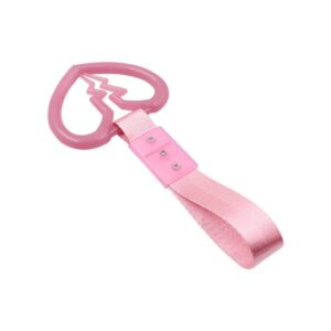 Auto Car Accessory Broken Heart Pink Glow in Dark TSURIKAWA Ring Subway Train Bus Handle Strap Style_8888