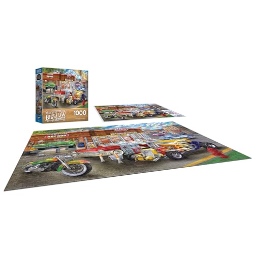 RoseArt - Chris Bigelow - Hot Rod Garage - 1000 Piece Jigsaw Puzzle for Adults