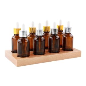 Harilla Wood Sensory Material 8 Pieces Tasting Bottles Set,