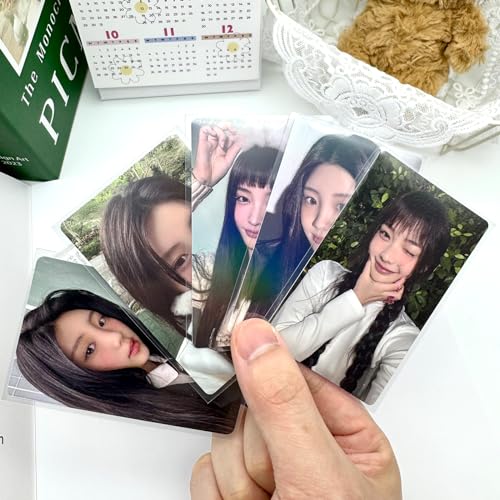 Neffliwe 300 Pcs Kpop Photocard Sleeves Card Sleeves PVC and Acid Free for Trading Cards Standard Kpop Photocards (58x89mm)