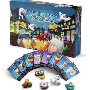 Psychic Pizza Deliverers Go to The Ghost Town - Board Game - 3-5 Players - 30-45 Minutes Play Time