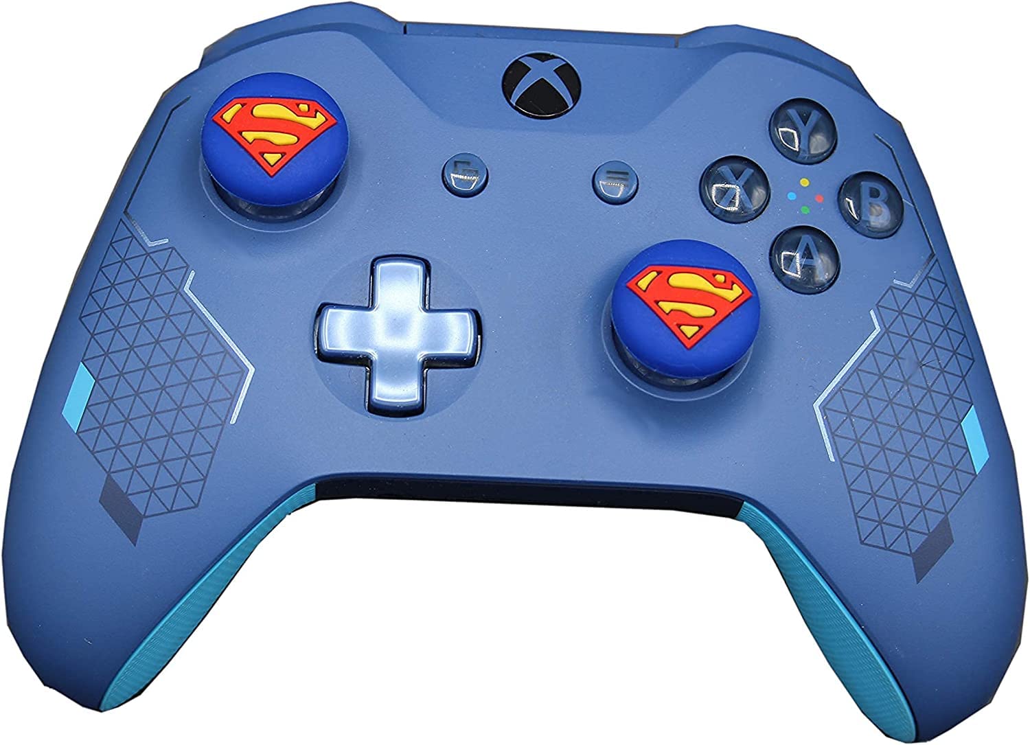 Esports Discounts DC Comics Controller Thumb Grip Silicone Caps Compatible for Playstation PS5 PS4 Pro Slim PS3 PS2 Xbox One Series S X Switch Controller Superman - Two Controller Pack