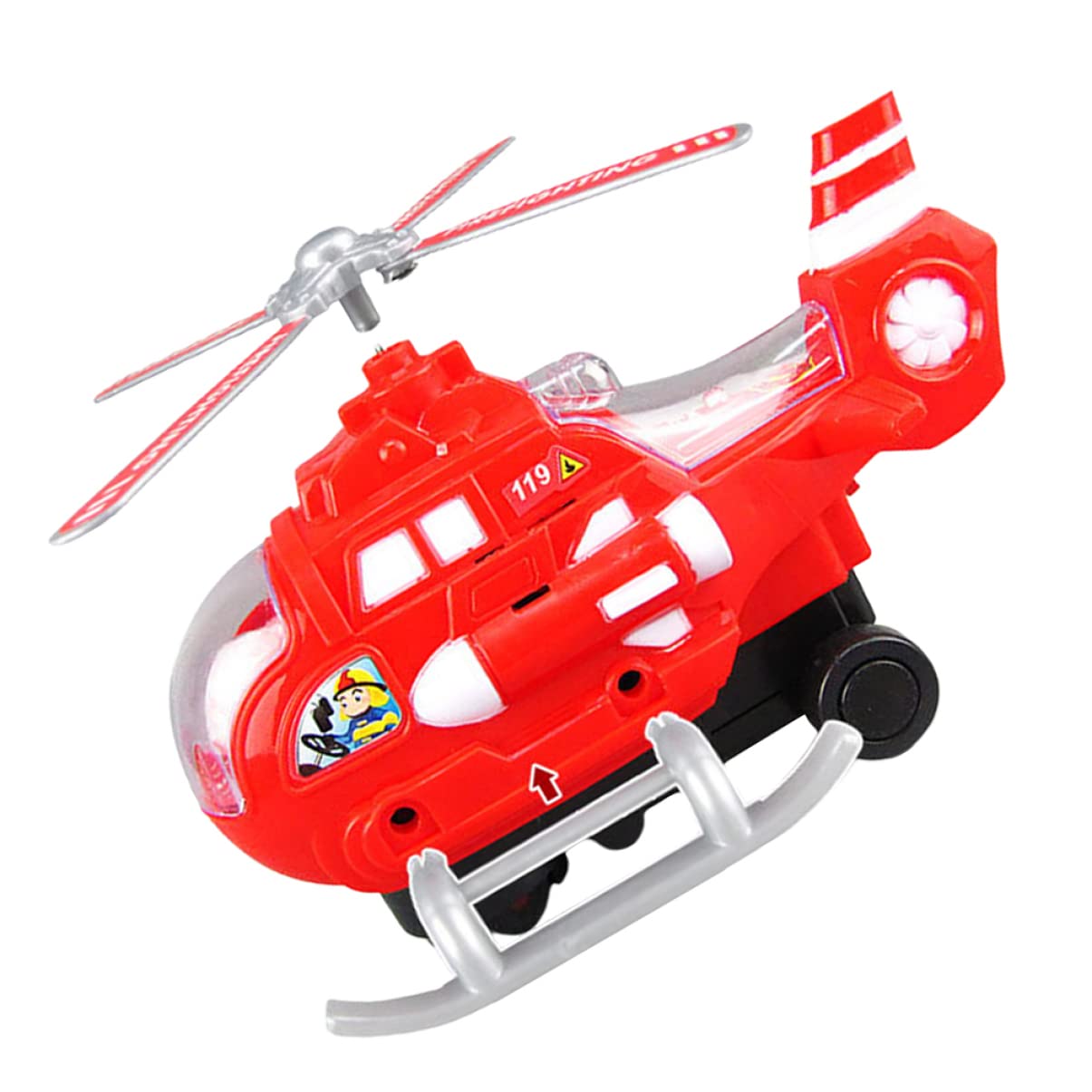 4pcs Universal Helicopter Toddler Toy Glowing Helicopter Toy Kids Helicopter Portable Helicopter Toy Assembly Helicopter Plaything Funny Helicopter Kids Plaything Children Toy