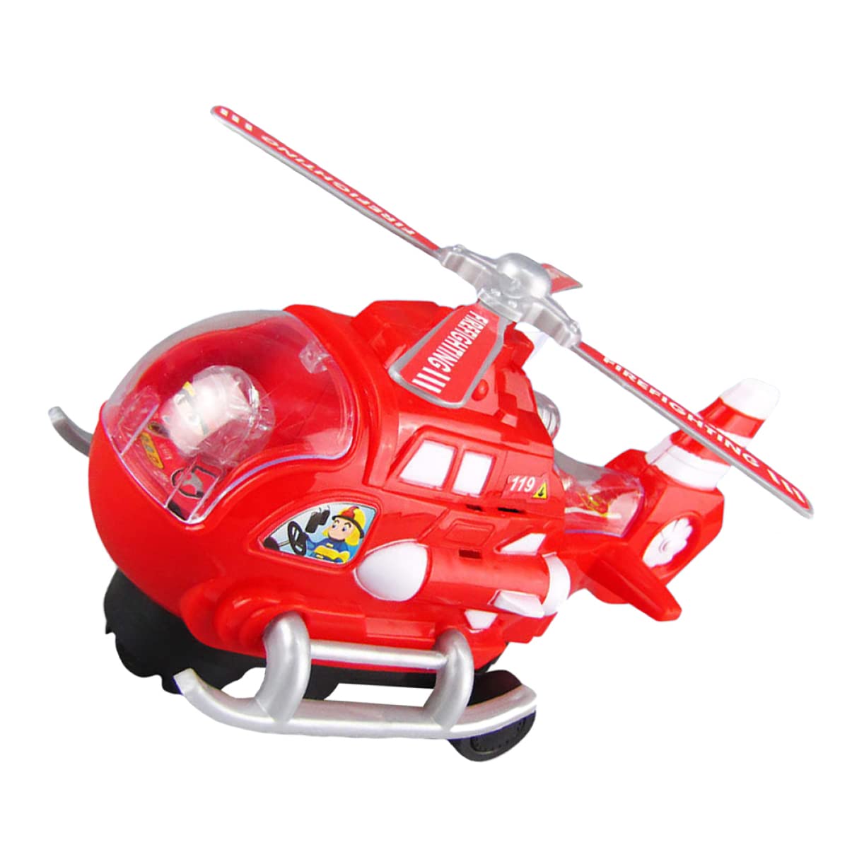 4pcs Universal Helicopter Toddler Toy Glowing Helicopter Toy Kids Helicopter Portable Helicopter Toy Assembly Helicopter Plaything Funny Helicopter Kids Plaything Children Toy