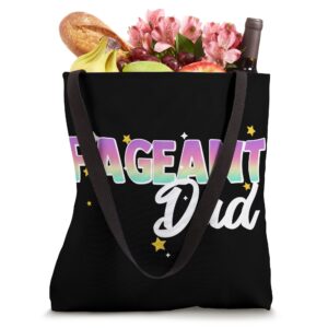 Pageant Dad Father Papa Matching Family Beauty Pageant Glitz Tote Bag