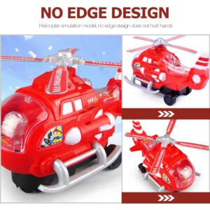 4pcs Universal Helicopter Toddler Toy Glowing Helicopter Toy Kids Helicopter Portable Helicopter Toy Assembly Helicopter Plaything Funny Helicopter Kids Plaything Children Toy