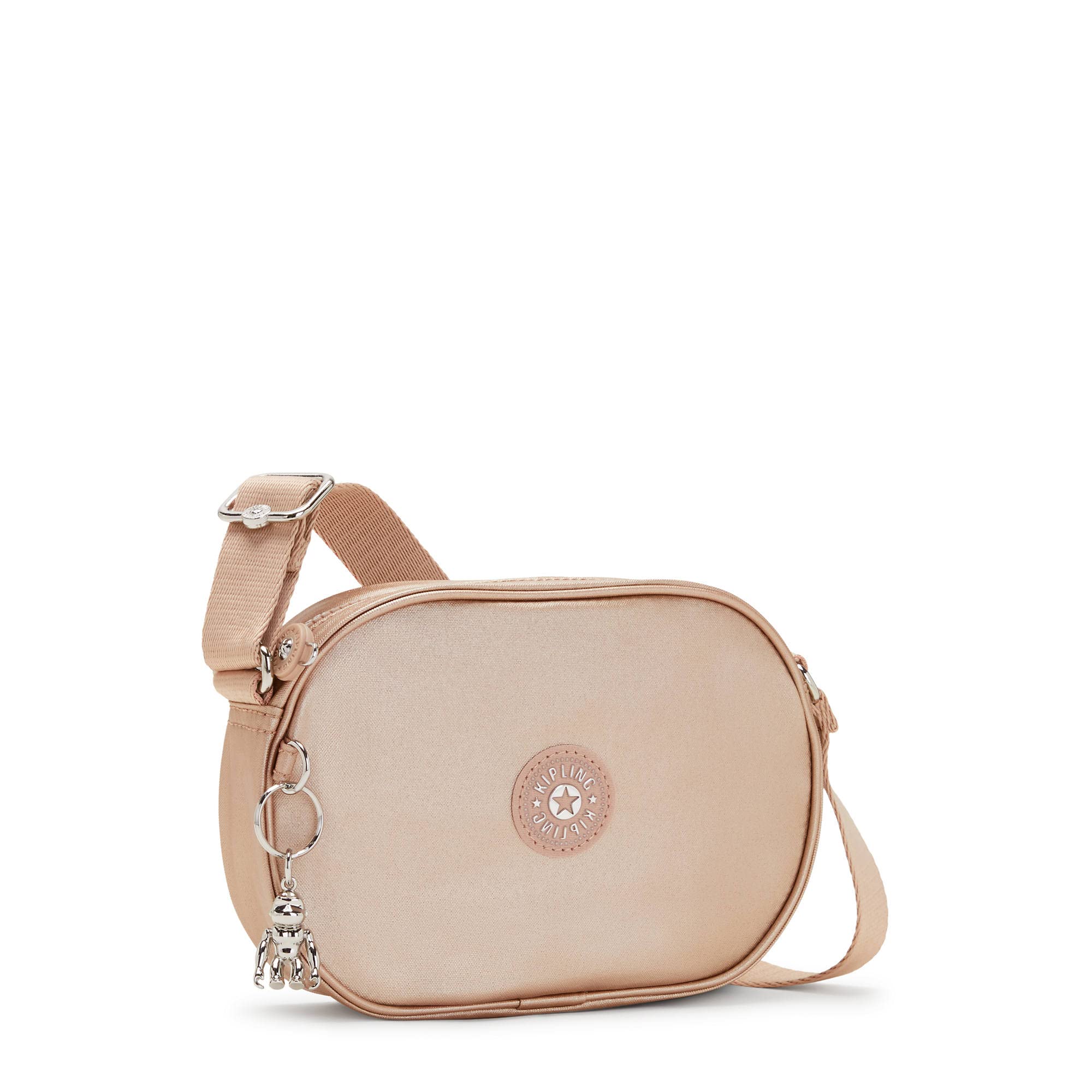 Kipling Gema Metallic Crossbody Bag Gold Charm Met