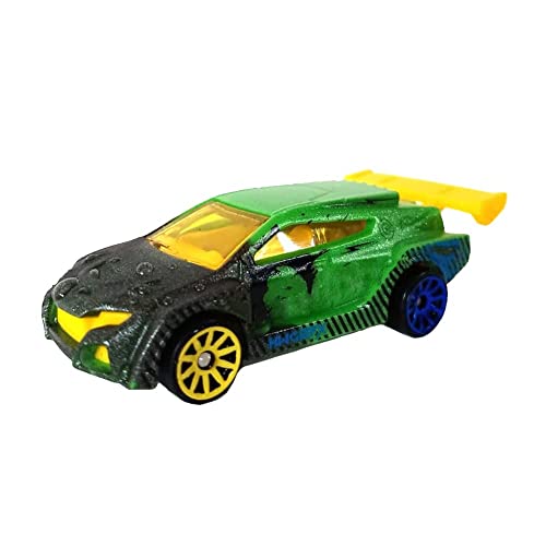 Hot Wheels Color Shifters HWTF Loop Coupe ~ CFM46 - Dark Green, Yellow and Blue Car