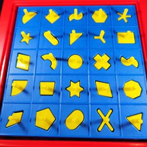 Perfection Board Game Complete Set of 25 Replacement Pieces Parts Shapes Pegs