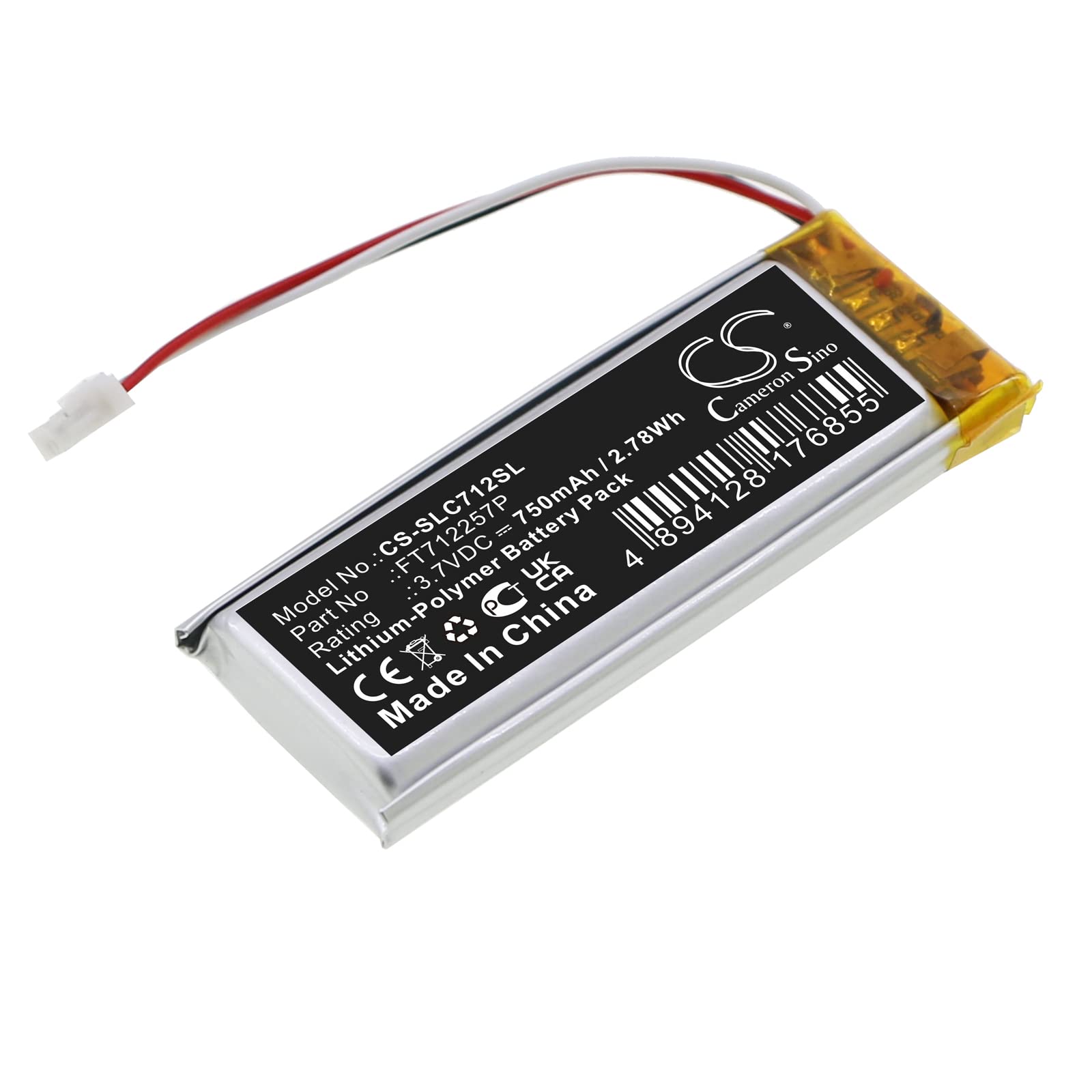 Tingen 750mAh Battery Replacement for Nimbus Controller FT712257P (3.7V)