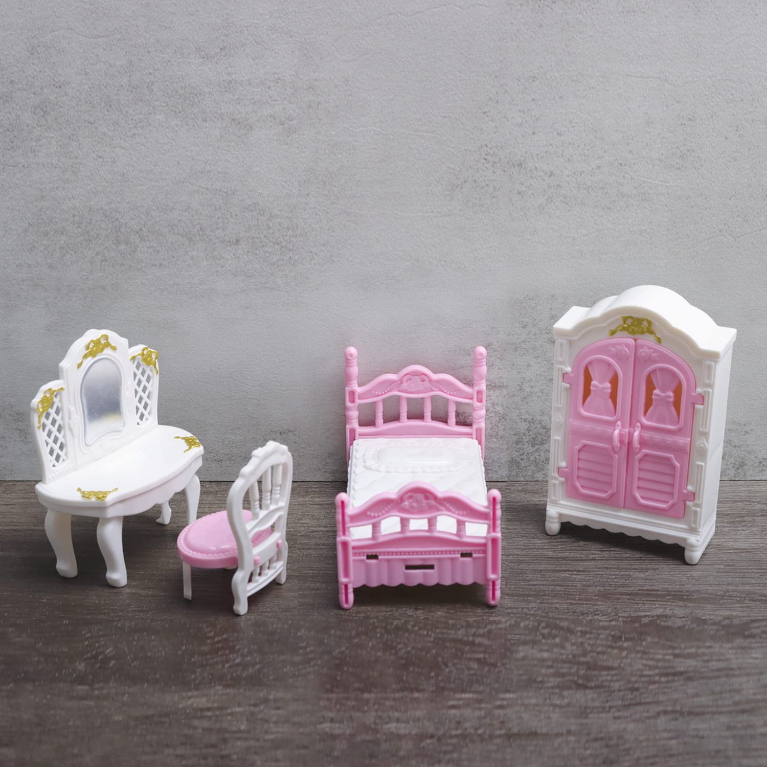 20 Pcs Mini Bathroom Set 1:12 Mini Living Room Set Miniature Accessories Miniature Furniture Accessories Model for Mini Dreamhouse