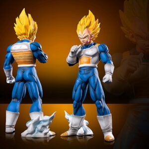 LESESOBE Vegeta Figure Statues Figurine DBZ Action Figre Super Saiyan Collection Birthday Gifts PVC 11 Inch