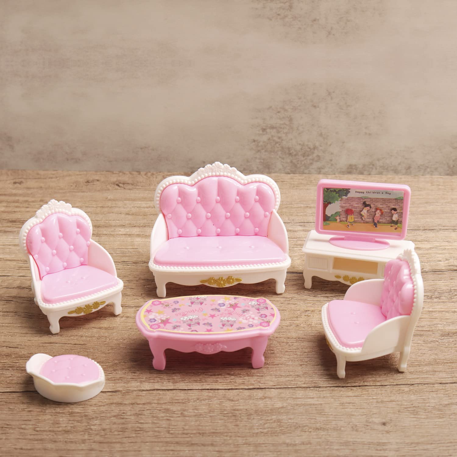 20 Pcs Mini Bathroom Set 1:12 Mini Living Room Set Miniature Accessories Miniature Furniture Accessories Model for Mini Dreamhouse