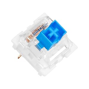 XuanGui OUTEMU (Gaote) Blue Switches, 3 Pin Keyboard Dustproof Switches DIY Replaceable Cherry MX Equivalent Keyswitch, Tactile & Clicky Switches for Mechanical Gaming Keyboard,60 Pack