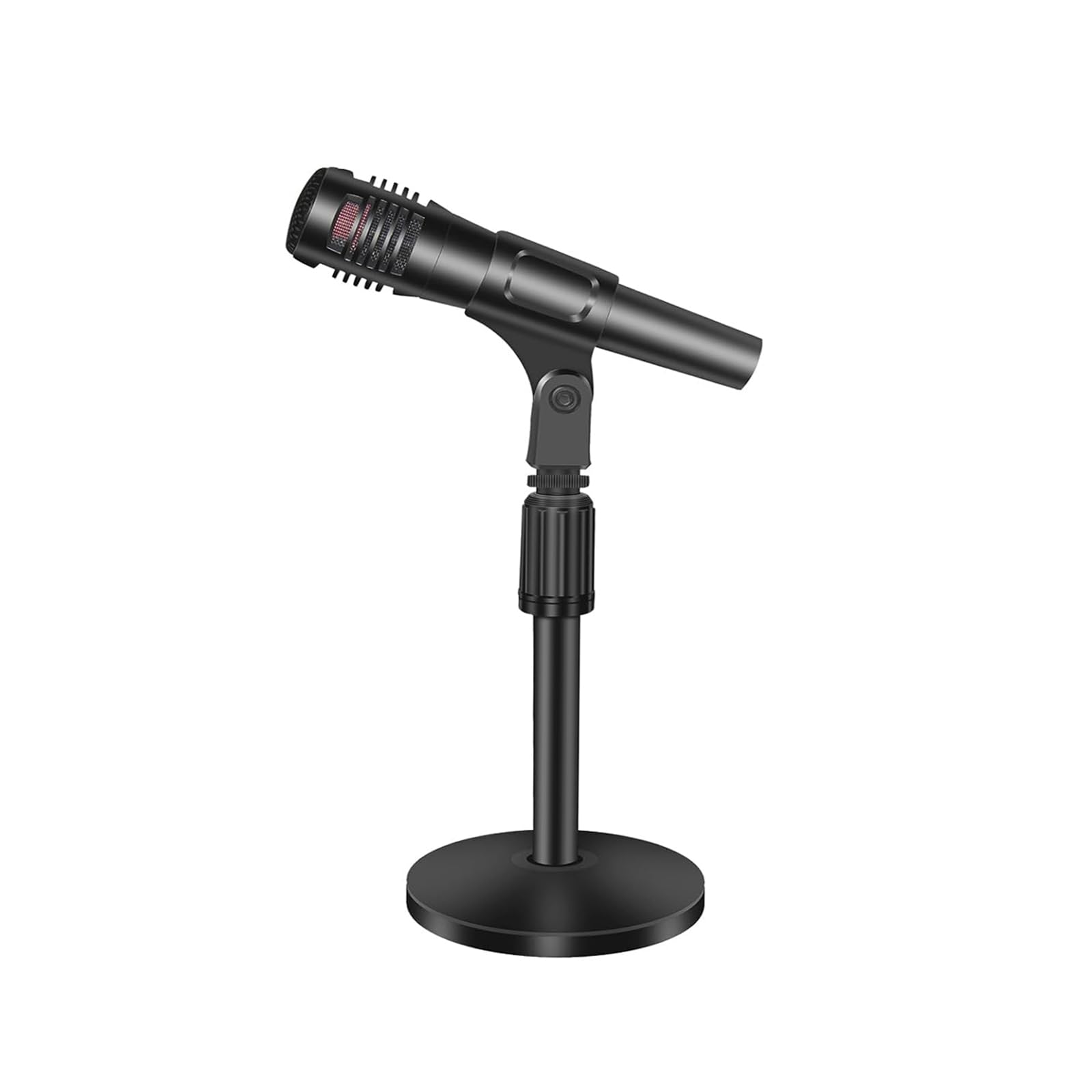 Desktop Microphone stand, Mic Stand Desk Adjustable Metal Table Mic Stand for Blue Yeti Snowball & Other Microphone Clip 10.6 Inch-14.6 Inch