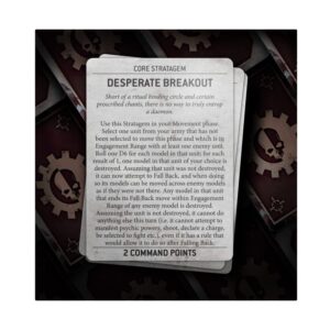 Warhammer 40,000 - Chaos Daemons Datacards