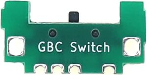 jmxlds replacement on off power switch slide button board for gameboy color gbc console.