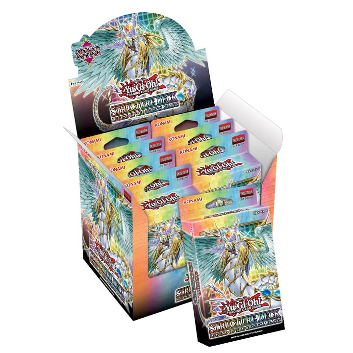 TCG: Legend of The Crystal Beasts Structure Deck Display Box - 8 Structure Decks Per Display Box