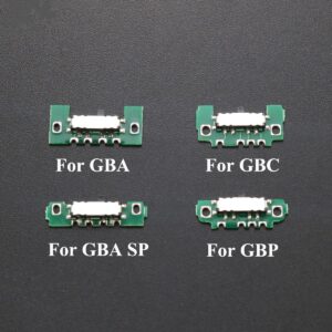 JMXLDS Replacement ON Off Power Switch Slide Button Board for Gameboy Color GBC Console.